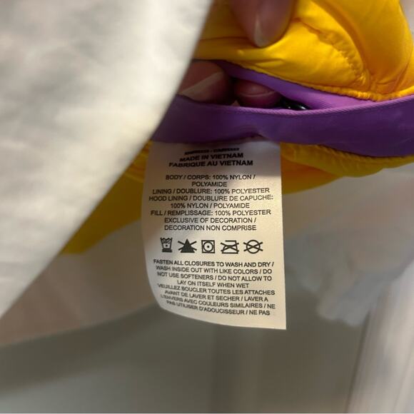 Nike Ambush LA Lakers Spellout NBA Jacket Coat Puffer Zip Button White NWT Med - Picture 11 of 14